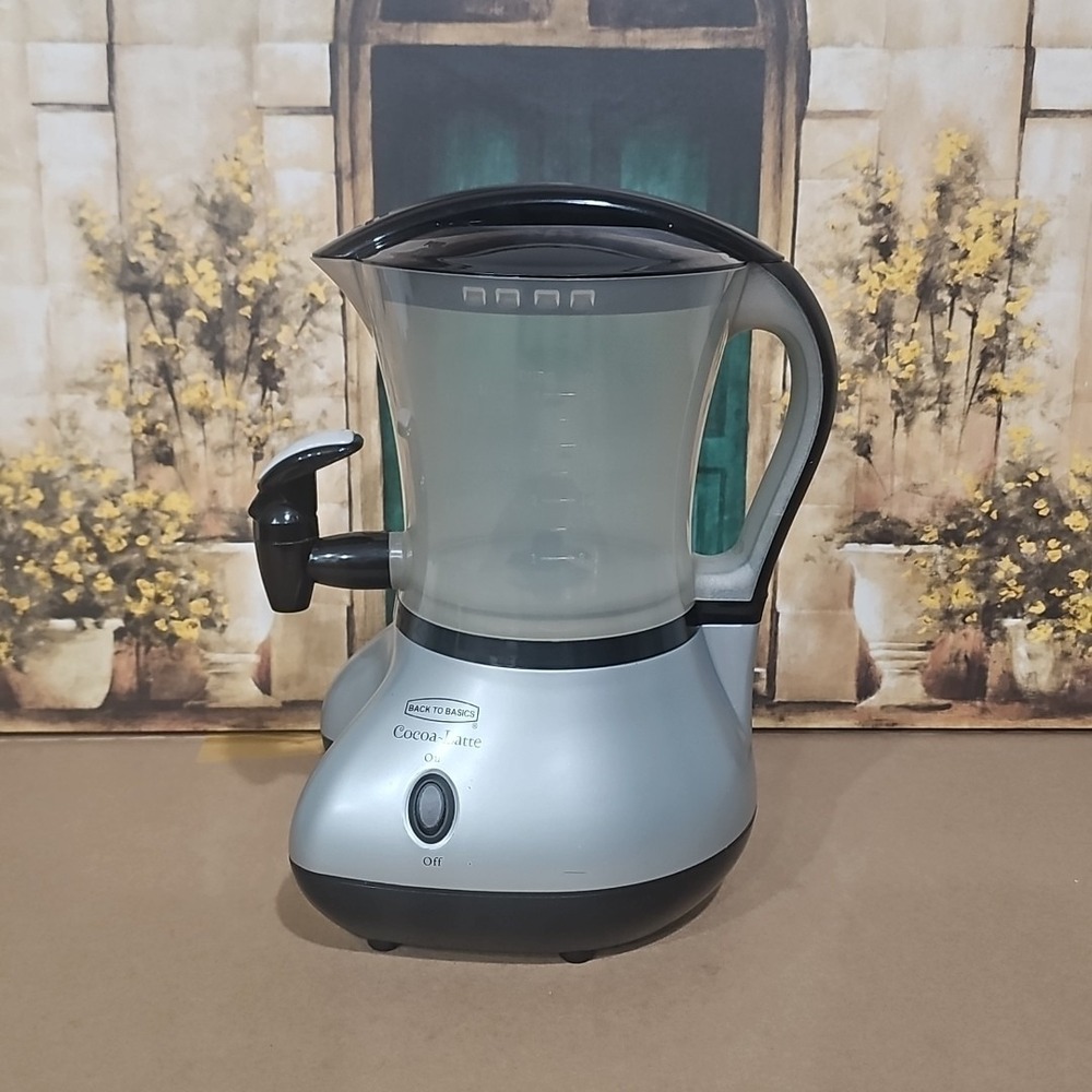 West Bend Back to Basics Cocoa Latte Hot Chocolate Drink Maker CM300BR Silver